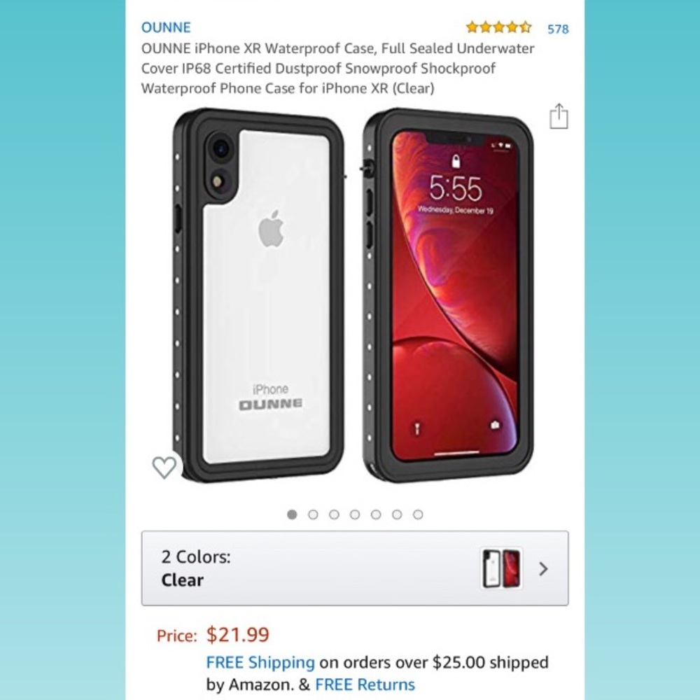 Iphone X Waterproof case